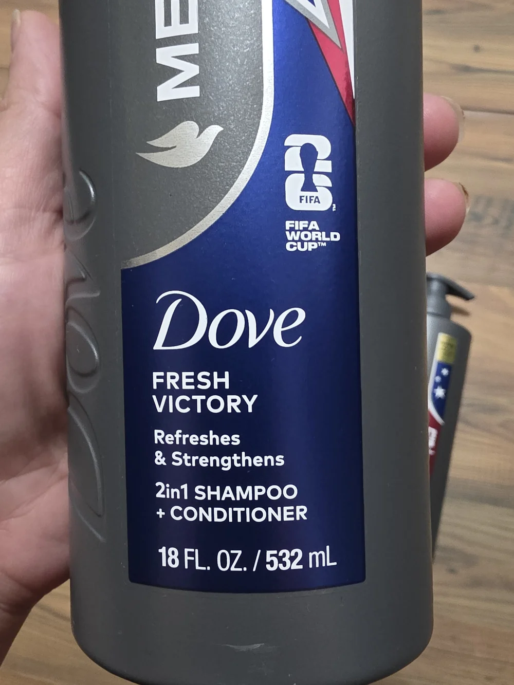 Dove Men+Care 2in1 Shampoo & Conditioner Pump Bottle Bundle